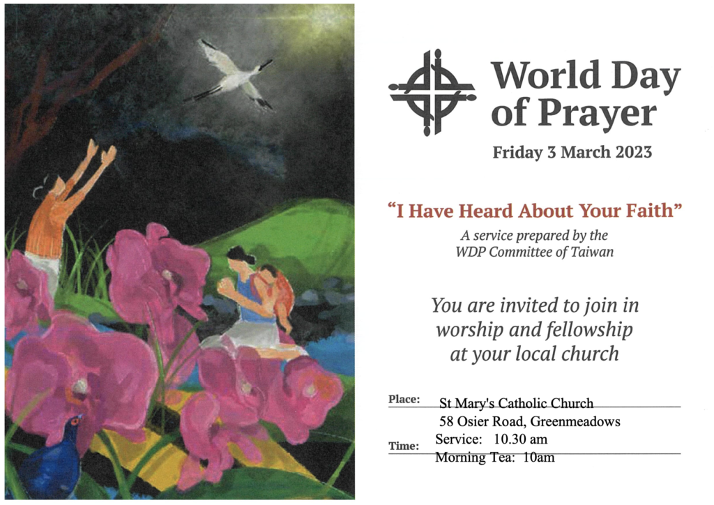 Women's World Day of Prayer, 3 March Waiapu Anglican Cathedral