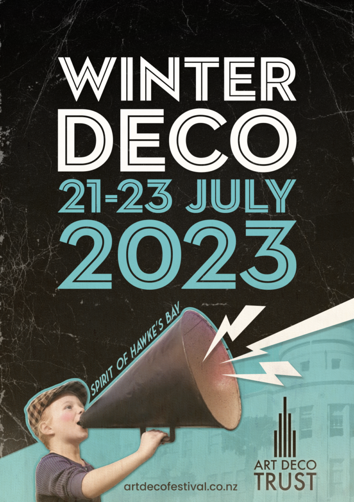Winter deco poster