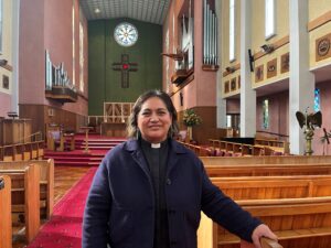 Ven. Ruihana Paenga and interdire of Waqiapu Cathedral in Napier